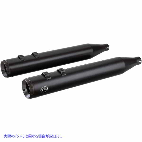 取寄せ グランドナショナルスリップオンマフラー エスアンドエス サイクル Grand National Mufflers - Black 550-0690 18011206