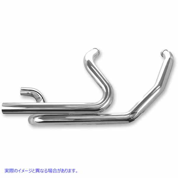 取寄せ PowerTune?デュアルヘッダー エスアンドエス サイクル Power Tune? Dual Headers - Chrome 550-0004B 18020372