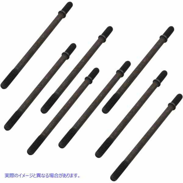 取寄せ シリンダースタッド - ビッグツイン - 8個パック エスアンドエス サイクル Cylinder Studs - Big Twin - 8-Pack 31-2321 24010885