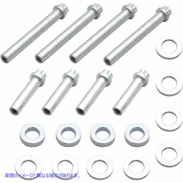 取寄せ ヘッドボルトキット - ビッグツイン/XL エスアンドエス サイクル Head Bolt Kit - Big Twin/XL 93-3010 24010893