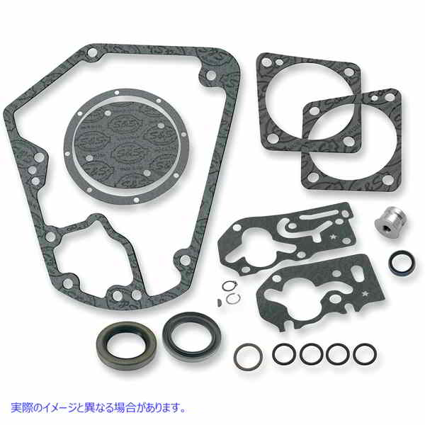 取寄せ ロワーエンドガスケットキット - スーパーサイドワインダープラス エスアンドエス サイクル Lower End Gasket Kit - Super Side Winder Plus 31-2068 312068