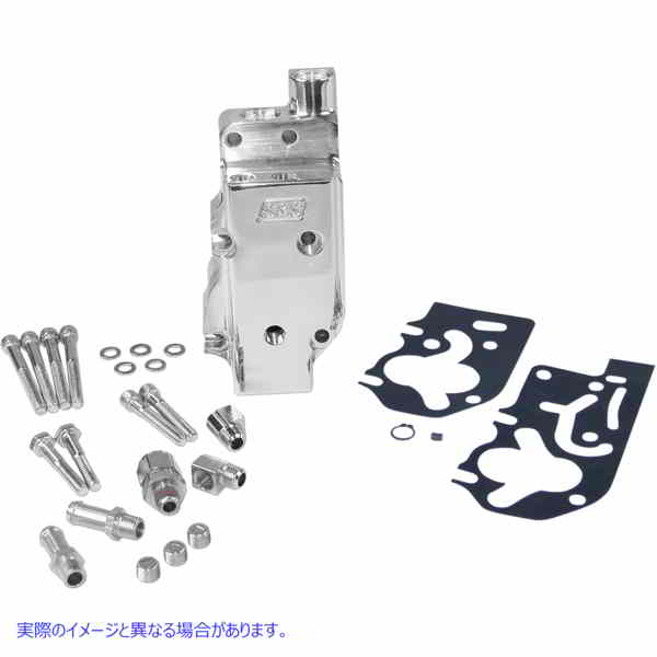 取寄せ 大容量/高圧（HVHP）研磨ビレットオイルポンプ エスアンドエス サイクル HVHP Oil Pump Cover - Universal 31-6208 316208