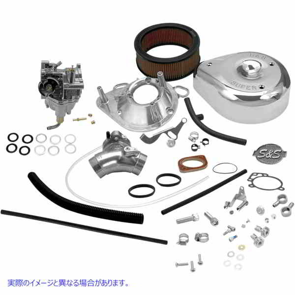 取寄せ Super EおよびG Shortyキャブレターキット エスアンドエス サイクル Carburetor E for '93-'99 80 Big-Twin 11-0419 DS0419