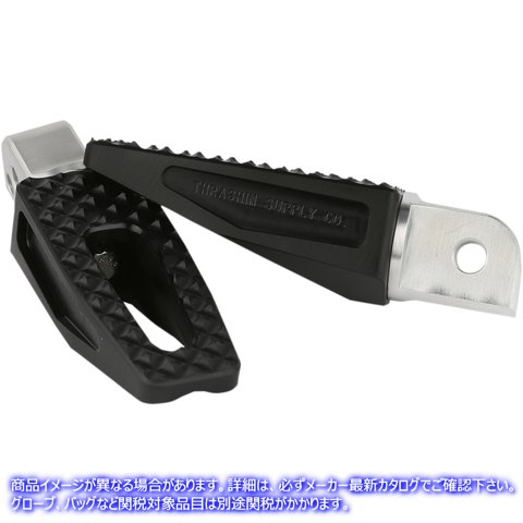 取寄せ リア P-54 スリムフットペグ - ブラック スラッシン サプライ Rear P-54 Slim Foot Pegs - Black TSC-2029-1 16201765