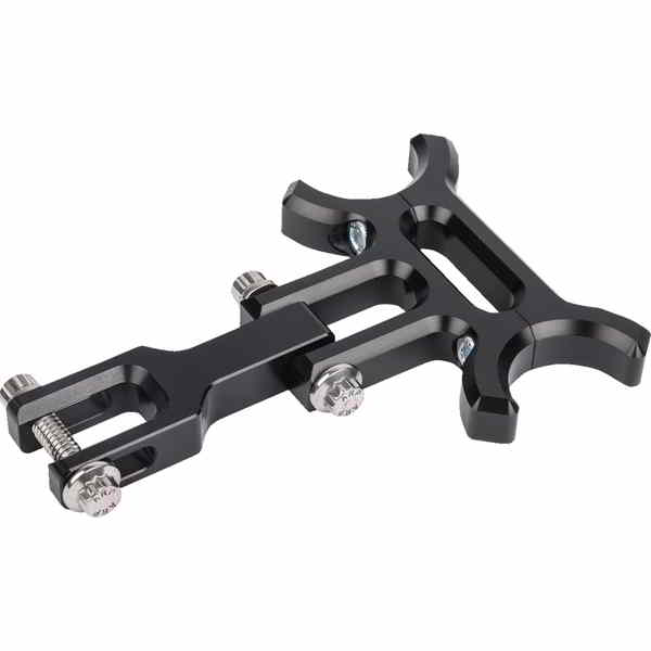 取寄せ ホールショットライザーゲージ再配置用取り付けブラケット - ブラック スラッシン サプライ Holeshot riser gauge relocation mounting bracket - Black TSC-2215 22100633