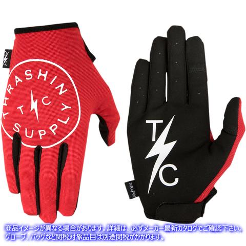 取寄せ スラッシン サプライ GLOVES STEALTH V2 RED SM SV2-02-008 33013349