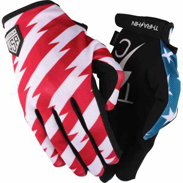 取寄せ スターズ&ボルト ステルス グローブ スラッシン サプライ Stars & Bolts Stealth Gloves - Red/Blue - Small SV1-12-08 33014660