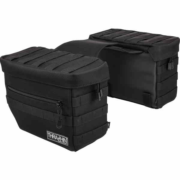 取寄せ 必須のサドルバッグ スラッシン サプライ Essential Saddlebags - Black TSB-0006 35011960