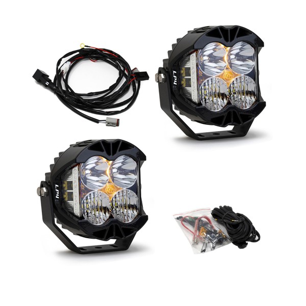 取寄せ 【並行輸入品】 バハデザイン LP4 Pro ドライビング/コンボLED - クリア（ペア） Baja Designs BAJ LP4 Lights 297803