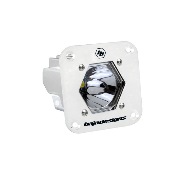 取寄せ 【並行輸入品】 バハデザイン S1 フラッシュマウント スポットLED ホワイト Baja Designs BAJ S1 Lights 381001WT