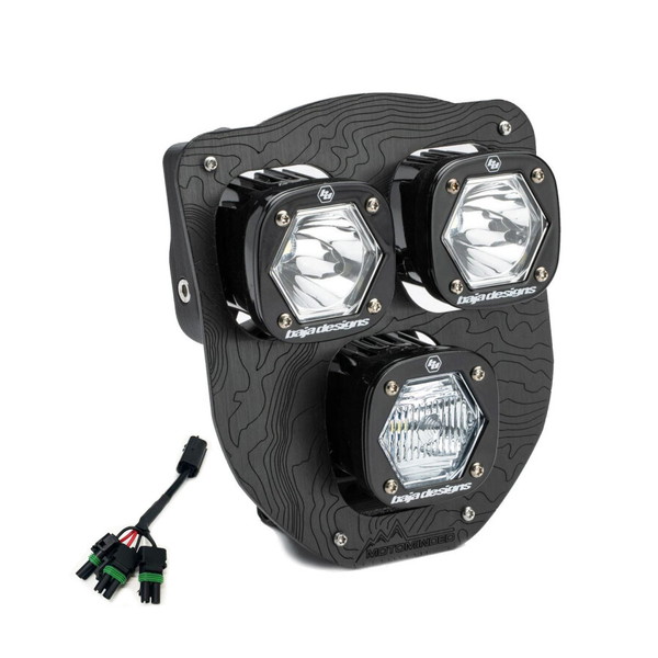 取寄せ 【並行輸入品】 バハデザイン 24-25 ハスクバーナ FE-S トリプル S1 ハイドラ (D/C) LED ヘッドライトキット ハイローハ