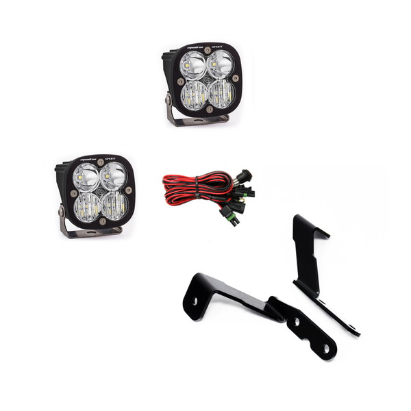 取寄せ 【並行輸入品】 バハデザイン 2007-2013 GM Silverado/Sierra Squadron Sport Lights Aピラーキット Baja Designs BAJ A-