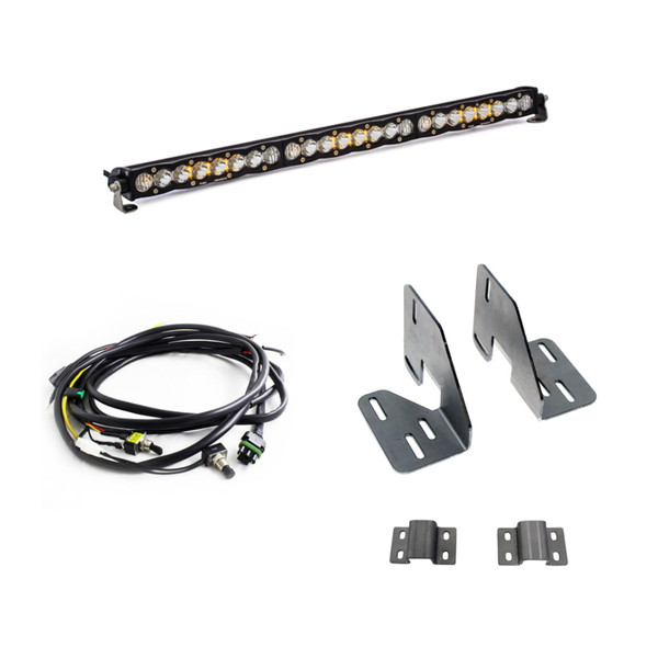 取寄せ 【並行輸入品】 バハデザイン 18-19 GMC 2500/3500 HD S8 30インチライトバーキット Baja Designs BAJ S8 Light Bars 447