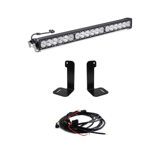 取寄せ 【並行輸入品】 バハデザイン 2018+ ジープ・ラングラーJL/JT OnX6+ 30インチバンパーLEDライトバーキット Baja Designs