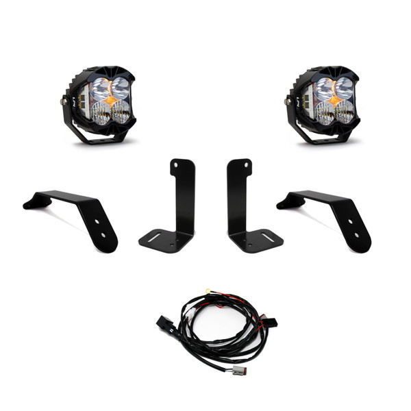 取寄せ 【並行輸入品】 バハデザイン 2018+ Jeep JL/JT デュアルLP4補助ライトキット Baja Designs BAJ LP4 Lights 447658