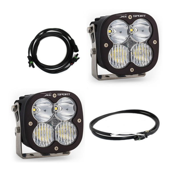 取寄せ 【並行輸入品】 バハデザイン ジープ JL/JT ルビコン スチールバンパー LEDライトキット XL スポーツ アップフィッター付