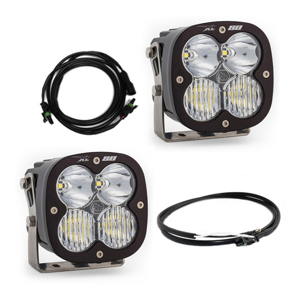 取寄せ 【並行輸入品】 バハデザイン ジープ JL/JT ルビコン スチールバンパー LEDライトキット XL 80 アップフィッター付 Baja
