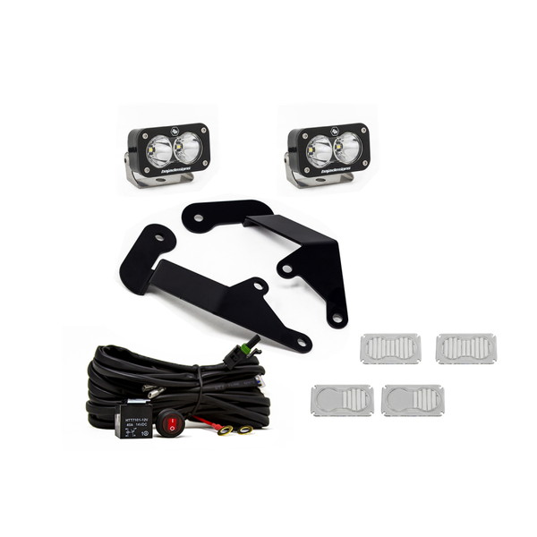 取寄せ 【並行輸入品】 バハデザイン 21+ Ford Bronco Sport S2 Pro スポットLEDライトポッド Baja Designs BAJ S2 Pro Lights 4
