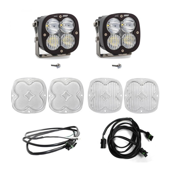 取寄せ 【並行輸入品】 バハデザイン 2021+ フォードブロンコ Aピラーライトキット XL80 D/C/アップフィッター付 Baja Designs B