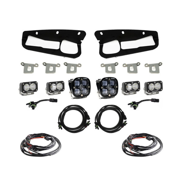 取寄せ 【並行輸入品】 バハデザイン 2021+ フォード・ブロンコ クリアSAEフォグポケットキット Baja Designs BAJ Fog Light Poc