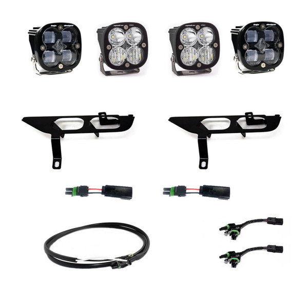 取寄せ 【並行輸入品】 バハデザイン 2021+ フォード F-150 プロシリーズ フォグポケットキット - クリア Baja Designs BAJ Fog