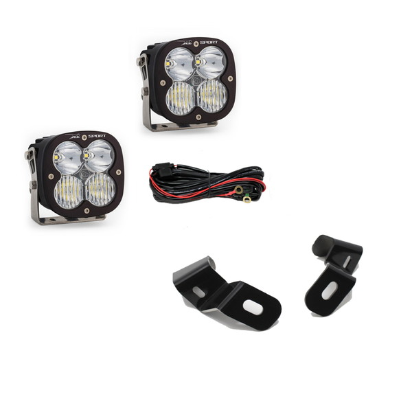 取寄せ 【並行輸入品】 バハデザイン 2019+ ラム2500/3500 スポーツスポットAピラーキット Baja Designs BAJ A-Pillar Mounts 44