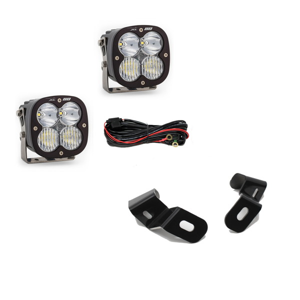 取寄せ 【並行輸入品】 バハデザイン 2019+ ラム2500/3500 XL 80ドライビングコンボ Aピラーキット - クリア Baja Designs BAJ X