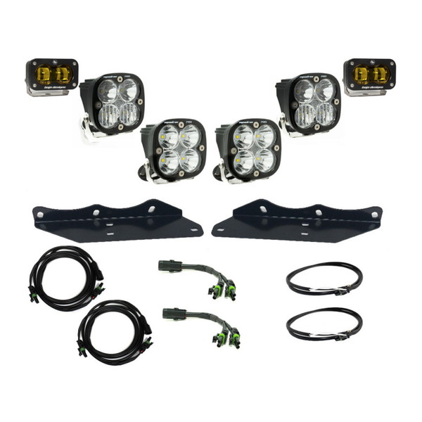 取寄せ 【並行輸入品】 バハデザイン 17-20 フォード F-150 ラプター S2 SAE プロフォグポケットキット アンバー Baja Designs B