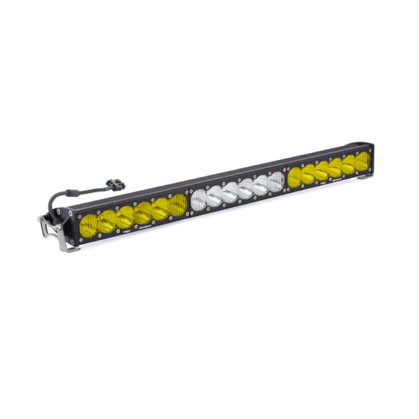 取寄せ 【並行輸入品】 バハデザインデュアルコントロールOnX6シリーズ30インチLEDライトバー-アンバー/ホワイト Baja Designs B