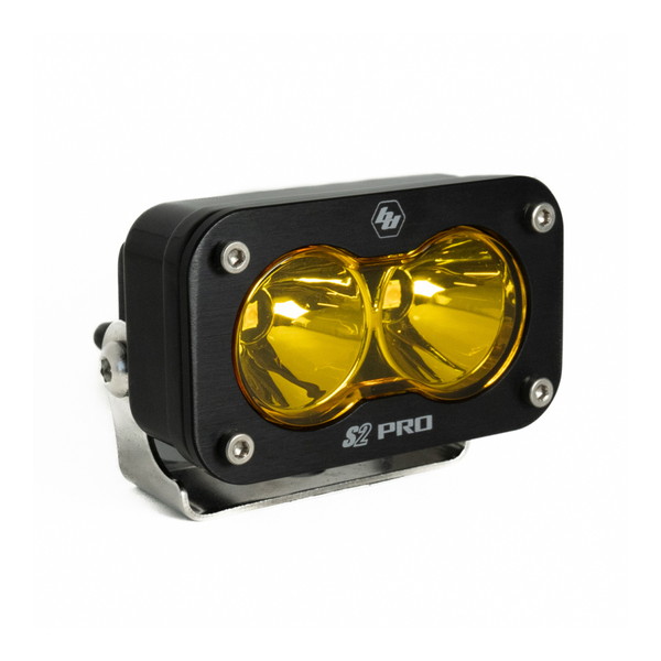 取寄せ 【並行輸入品】 バハデザイン S2 Pro スポットパターンLEDライト - アンバー Baja Designs BAJ S2 Pro Lights 480011