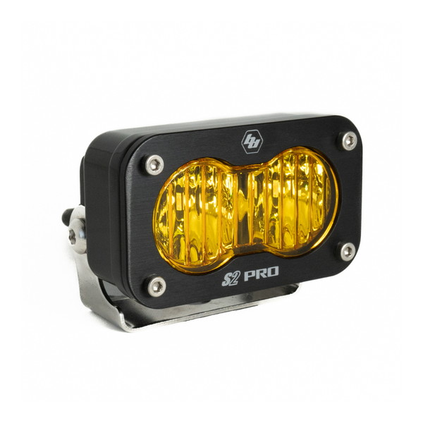 取寄せ 【並行輸入品】 バハデザイン S2 Pro ワイドコーナリングパターンLEDライト - アンバー Baja Designs BAJ S2 Pro Lights