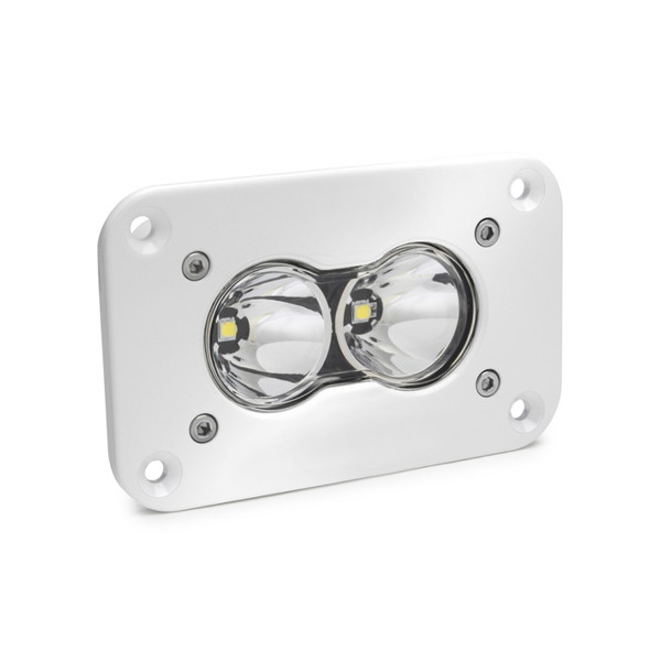 取寄せ 【並行輸入品】 バハデザイン S2 プロLEDスポット ホワイトフラッシュマウント Baja Designs BAJ Light Mount Kits 48100