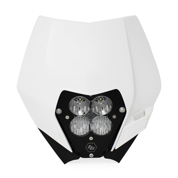 取寄せ 【並行輸入品】 バハデザイン 08-13 KTM ヘッドライトキット DC ヘッドライトシェル ホワイト XL プロシリーズ Baja Desi
