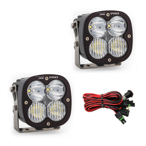 取寄せ 【並行輸入品】 バハデザイン XLプロシリーズ ドライビングコンボパターン ペアLEDライトポッド Baja Designs BAJ XL Pro