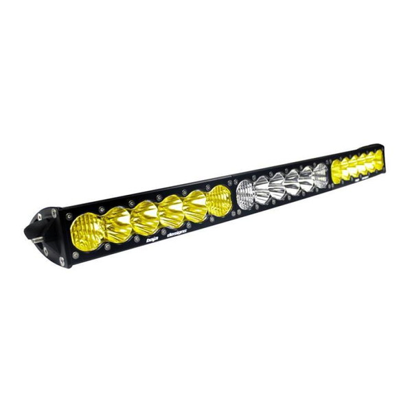 取寄せ 【並行輸入品】 バハデザイン OnX6 アークシリーズ デュアルコントロールパターン 30インチ LEDライトバー アンバー/ホワ