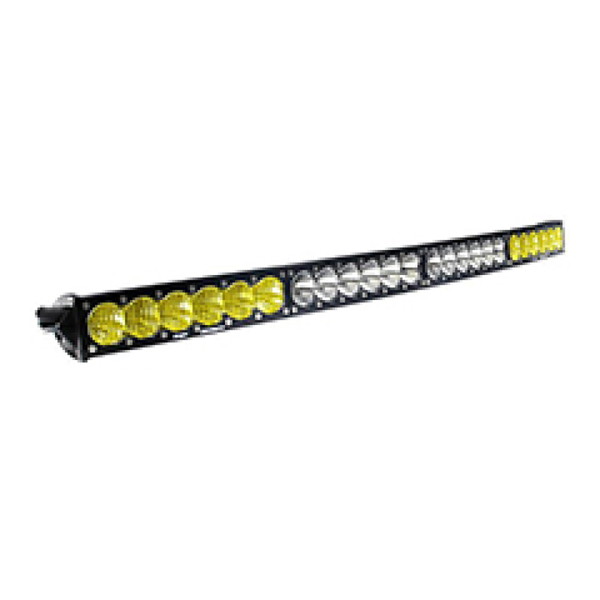 取寄せ 【並行輸入品】 バハデザイン OnX6 Arcシリーズ デュアルコントロールパターン40インチLEDライトバー -アンバー/ホワイト