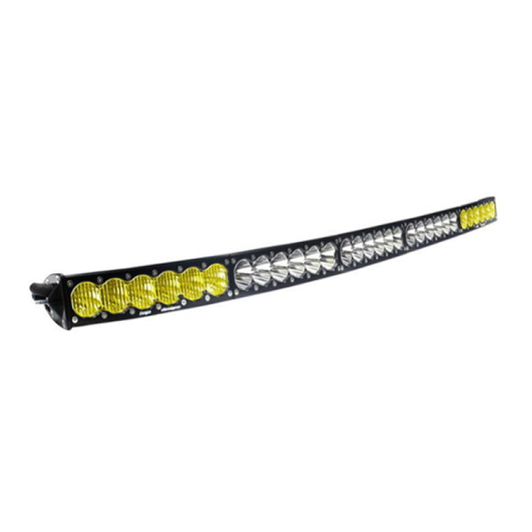 取寄せ 【並行輸入品】 バハデザイン OnX6 アークシリーズ デュアルコントロールパターン 50インチ LEDライトバー アンバー/ホワ