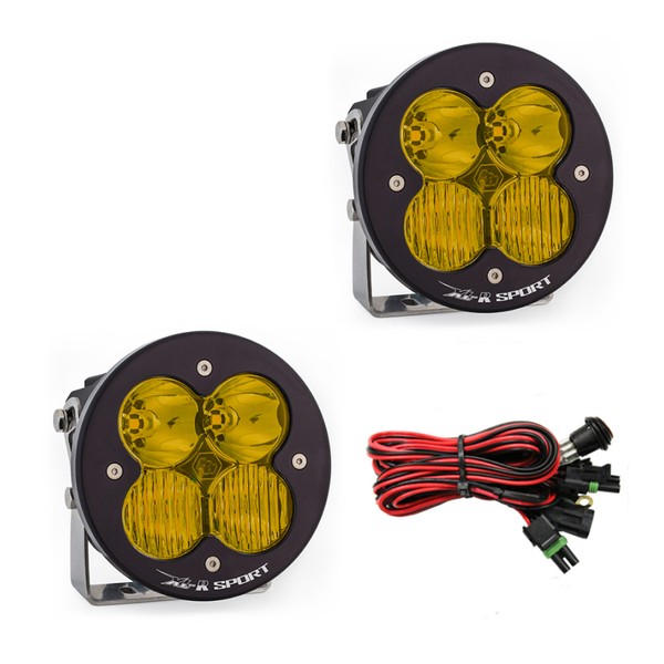 取寄せ 【並行輸入品】 バハデザイン XL-R スポーツ ペア ドライビング/コンボ - アンバー Baja Designs BAJ XL-R Racer Light P