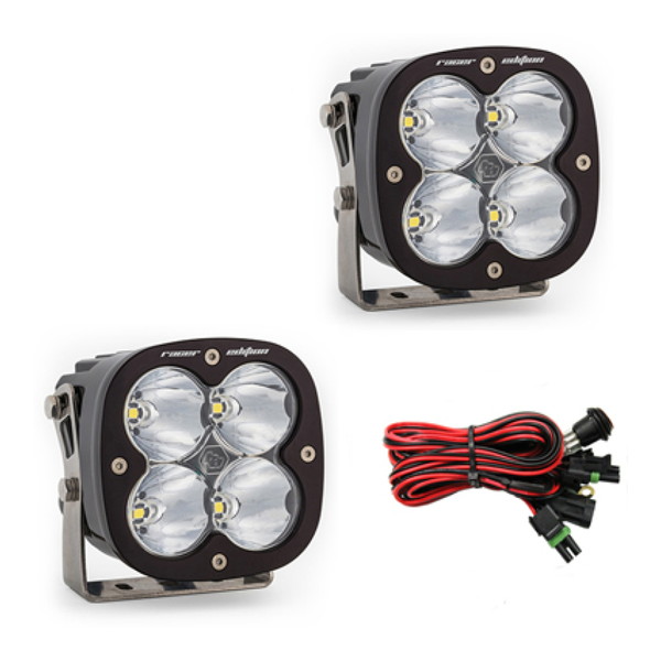 取寄せ 【並行輸入品】 バハデザイン XL Racer Edition ハイスピードスポット ペアLEDライトポッド - クリア Baja Designs BAJ X