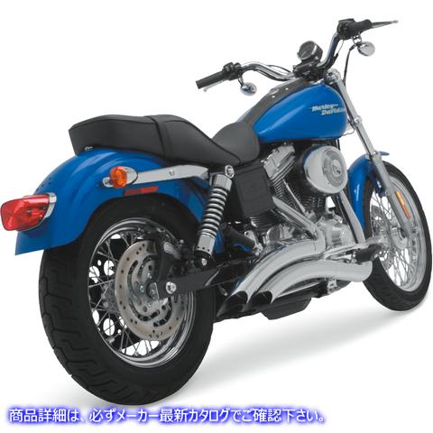 取寄せ 大きな半径2-into-2エキゾーストシステム バンス アンド ハインズ Big Radius Chrome Exhaust 26007 18000083