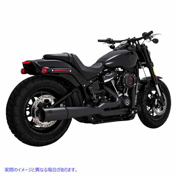 取寄せ プロパイプ 2-into-1 エキゾーストシステム バンス アンド ハインズ Pro Pipe Exhaust System - Black 47387 18002576