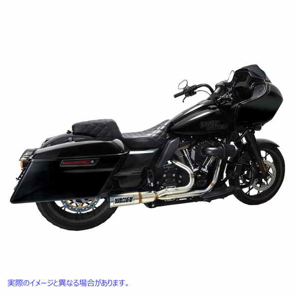 取寄せ 高出力エキゾーストシステム バンス アンド ハインズ Hi-Output RR Exhaust System - Brushed 27321 18002592