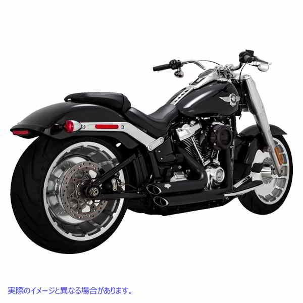 取寄せ ショートショット スタッガードエキゾーストシステム バンス アンド ハインズ Shortshots Staggered Exhaust System - Matte Black 47335 18002595