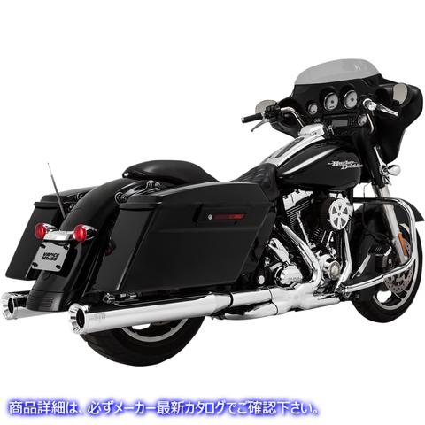 取寄せ 4 エリミネーター400スリップオンマフラー バンス アンド ハインズ 4 Eliminator Mufflers - Chrome 16703 18010898