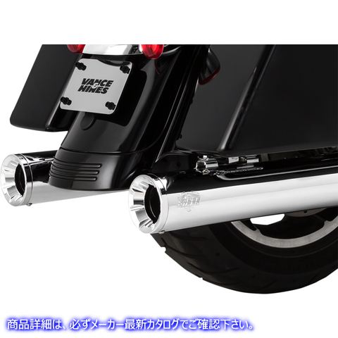 取寄せ 4 エリミネーター400スリップオンマフラー バンス アンド ハインズ 4 Eliminator Mufflers - Chrome 16714 18011066