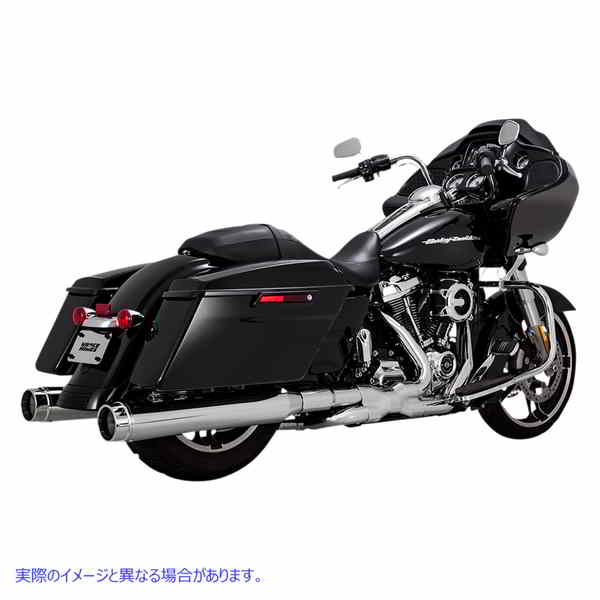 取寄せ Torquer 450 スリップオンマフラー バンス アンド ハインズ 4.5 Torquer Mufflers for FL - Chrome 16674 18011456