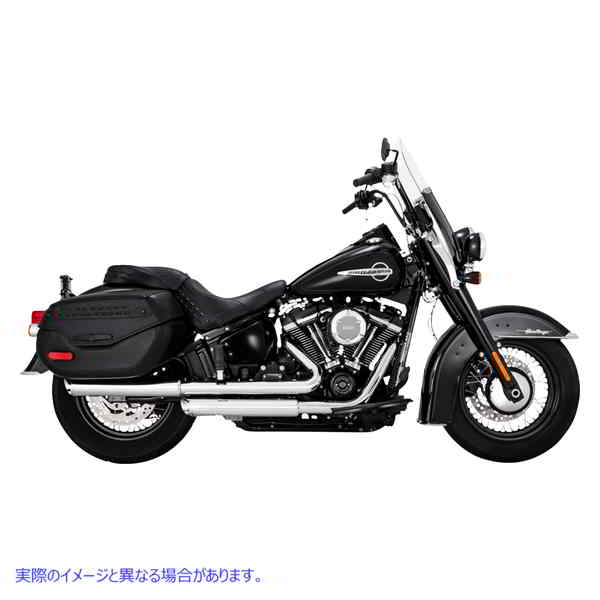 取寄せ 3インチ ツインスラッシュ スリップオンマフラー バンス アンド ハインズ 3 Twin Slash Slip-On Muffler - Chrome 16379 18011522