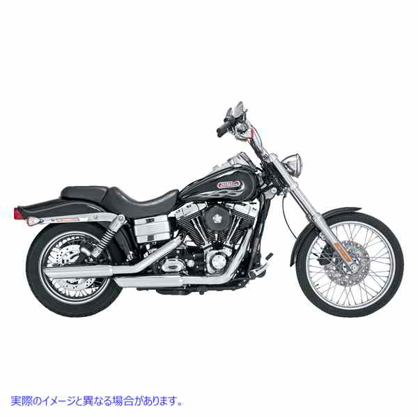 取寄せ 3インチ ツインスラッシュ スリップオンマフラー バンス アンド ハインズ 3 Twin Slash Slip-On Muffler - Chrome 16337 18011526